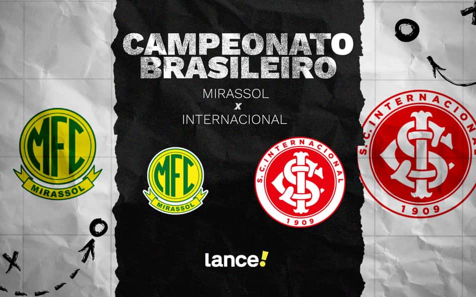 Mirassol x Internacional: onde assistir ao vivo, horário e escalações do jogo