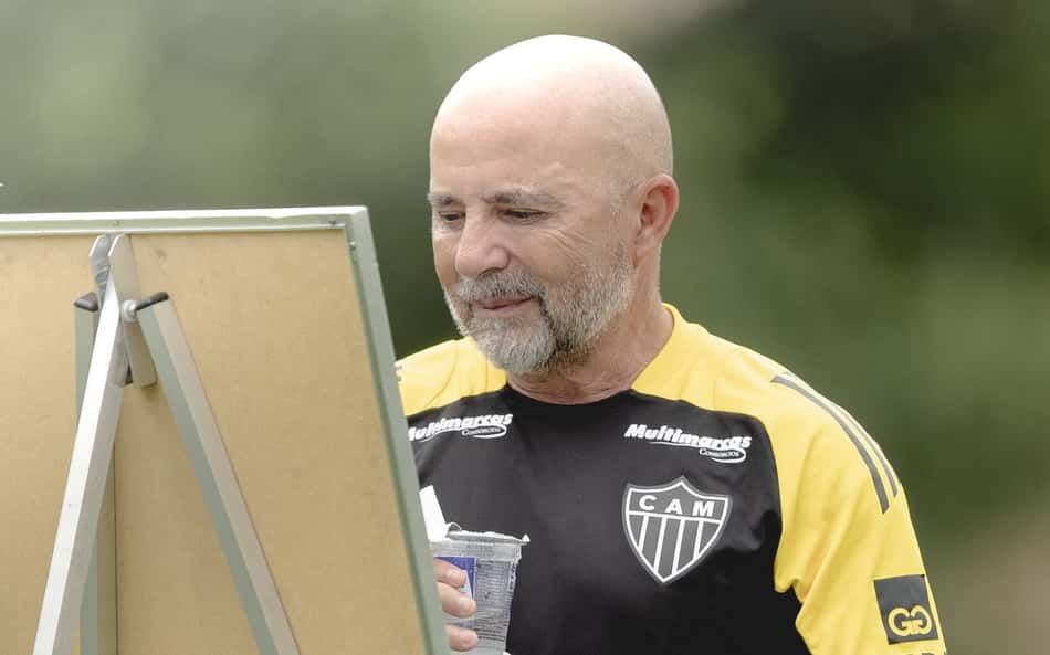 As opções de Sampaoli para escalar o Atlético-MG contra o Inter; confira