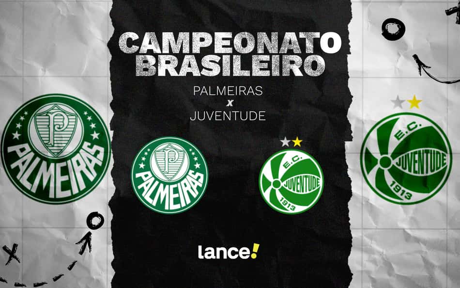 Palmeiras x Juventude: onde assistir, horário e escalações do jogo do Brasileirão