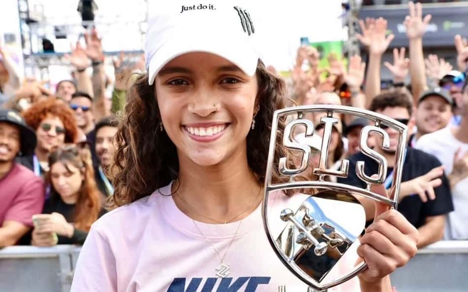 Rayssa Leal, campeã da etapa SLS em Brasília (Foto: Reprodução/ Redes Sociais)