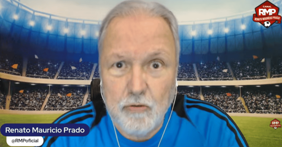 Renato Maurício Prado elogiou atuação de jogador do Flamengo (Foto: Reprodução)