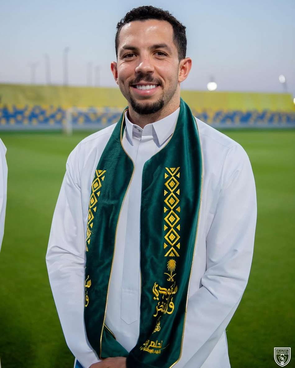 Flávio em celebração ao Dia Nacional da Arábia Saudita (Foto: reprodução)