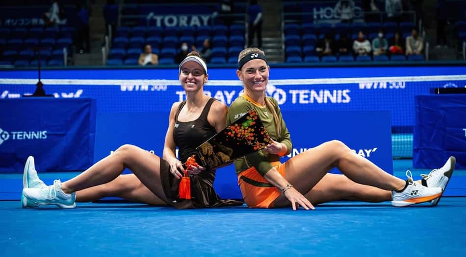 Luisa Stefani conquista WTA 500 de Tóquio e garante quarto título no ano. (Foto: Reprodução / Instagram)