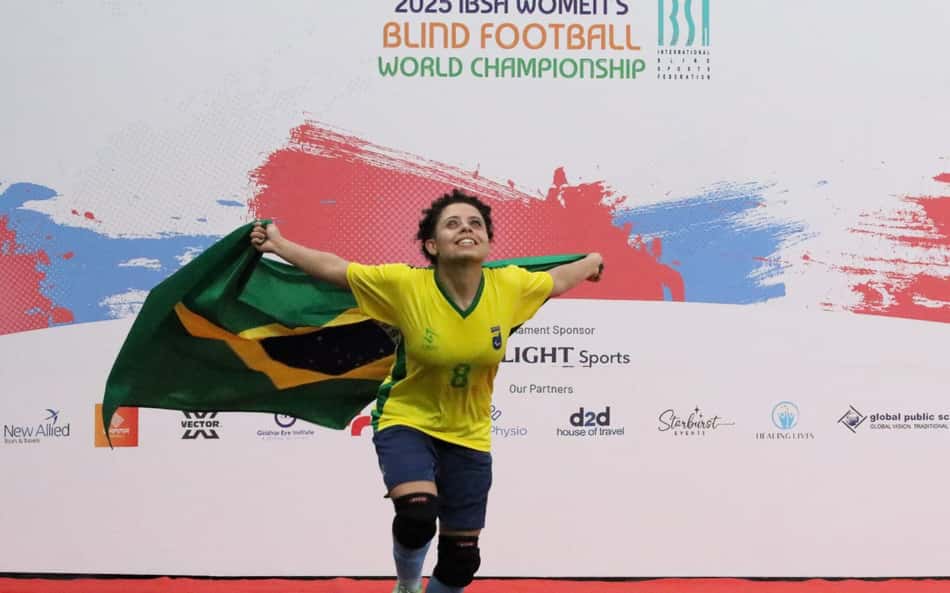 Brasil enfrenta Argentina na semifinal da Copa do Mundo de futebol de cegas