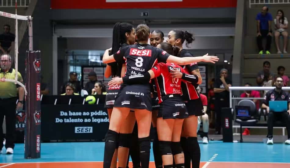Sesi-Bauru venceu o Barueri no jogo 1 da final (Foto: Felipe Wiira/Sesi-SP)