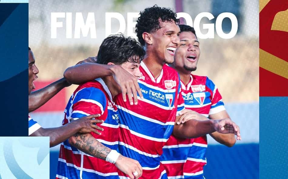 Com gol polêmico, Fortaleza abre vantagem contra o Bahia na Copa do Brasil Sub-20