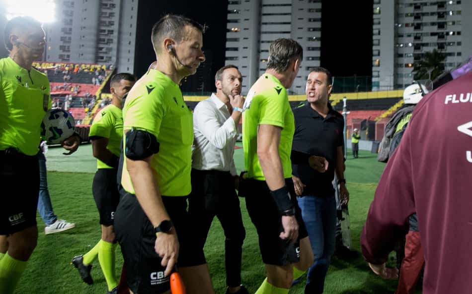 Sport avalia pedir anulação de empate com o Fluminense: 'Erro de direito'