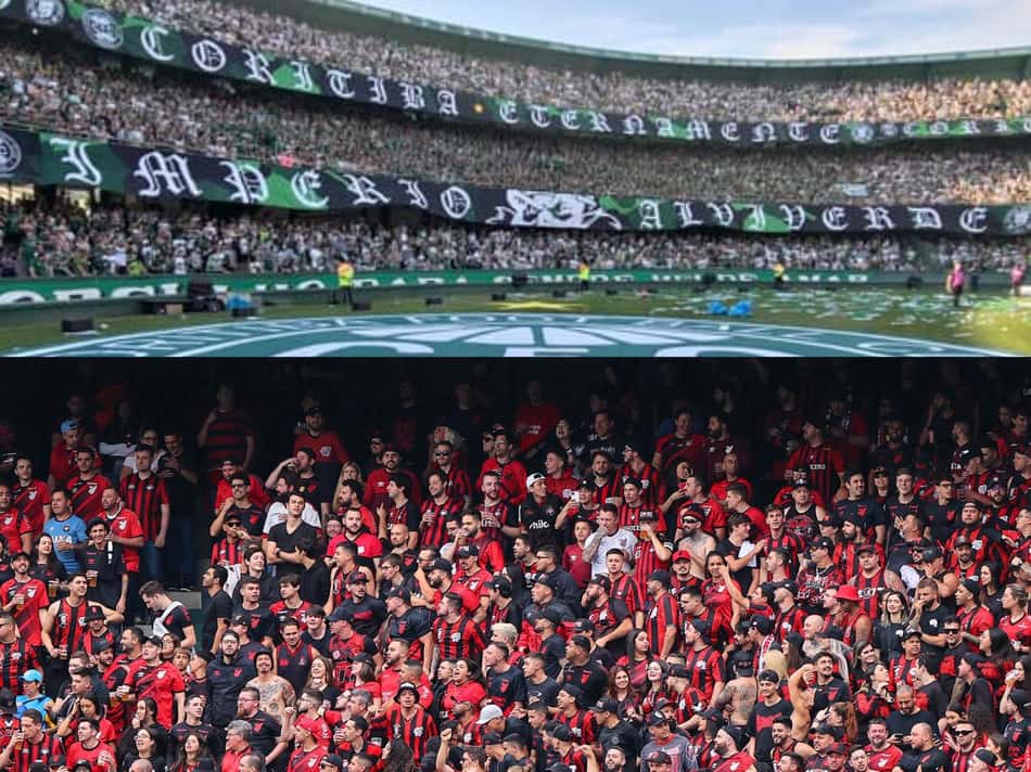 Torcida Coritiba Athletico Couto Pereira