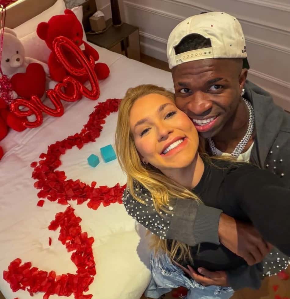 Vini Jr e Virgínia assumem namoro. (Foto: Divulgação/Instagram/ViniJR)