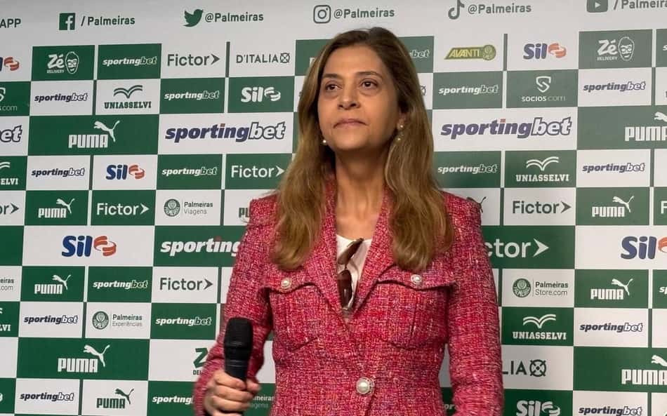 Leila Pereira, presidente do Palmeiras (Foto: Vitor Palhares/ Lance!)