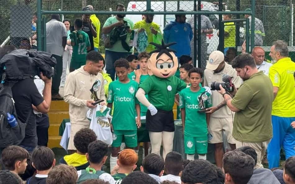 Palmeiras promove torneio de X1 na base com presença de Vitor Roque e JP Sampaio