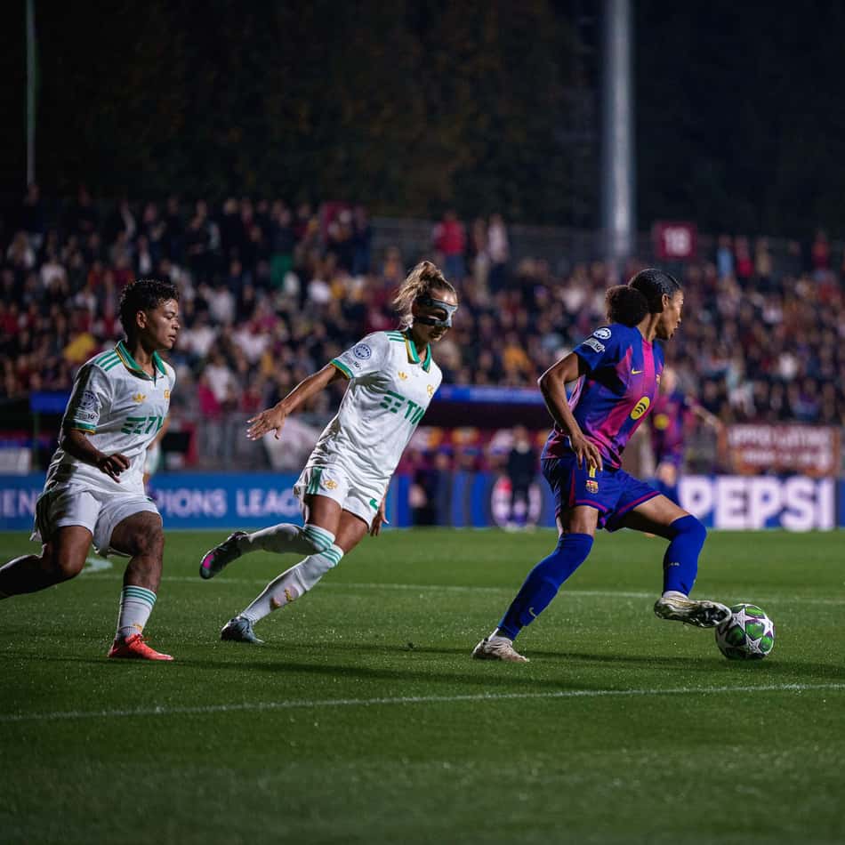 Barcelona vence a Roma na Champions Feminina. (Foto: Barcelona/Divulgação)