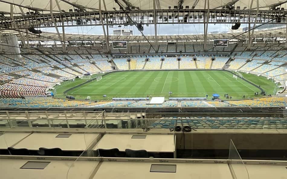 Maracanã antes de Flamengo x Palmeiras (Foto: Divulgação)