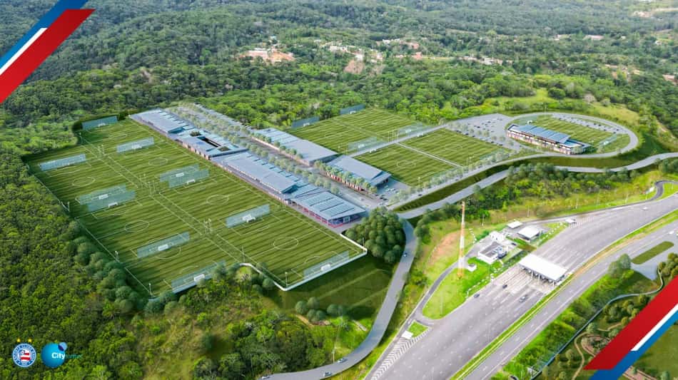 CT do Bahia vai ter 12 campos de futebol (Foto: divulgação)