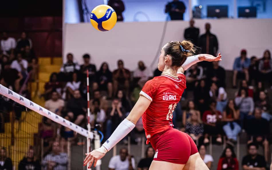 Tijuca e Osasco pela Superliga de vôlei feminino (Foto: Thiago Mendes / TTC)
