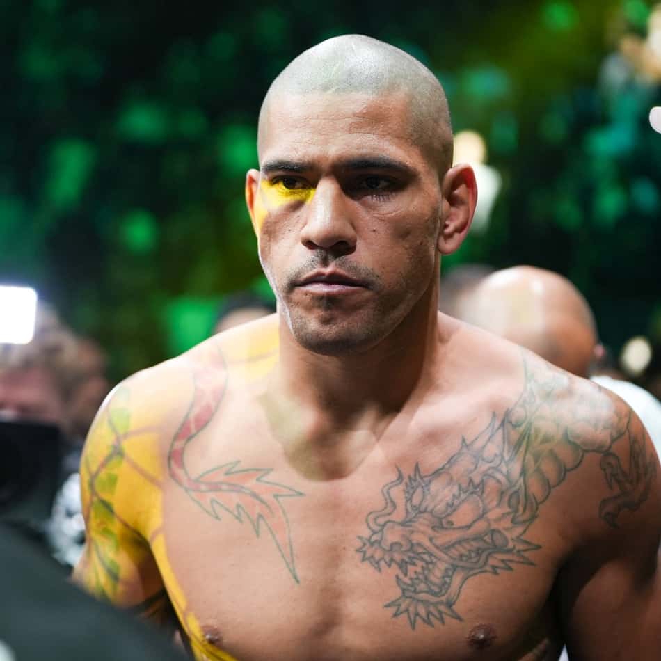 Alex Poatan, novo campeão do UFC, encontrou Ibraimovich (Foto: Reprodução Twitter ufc)