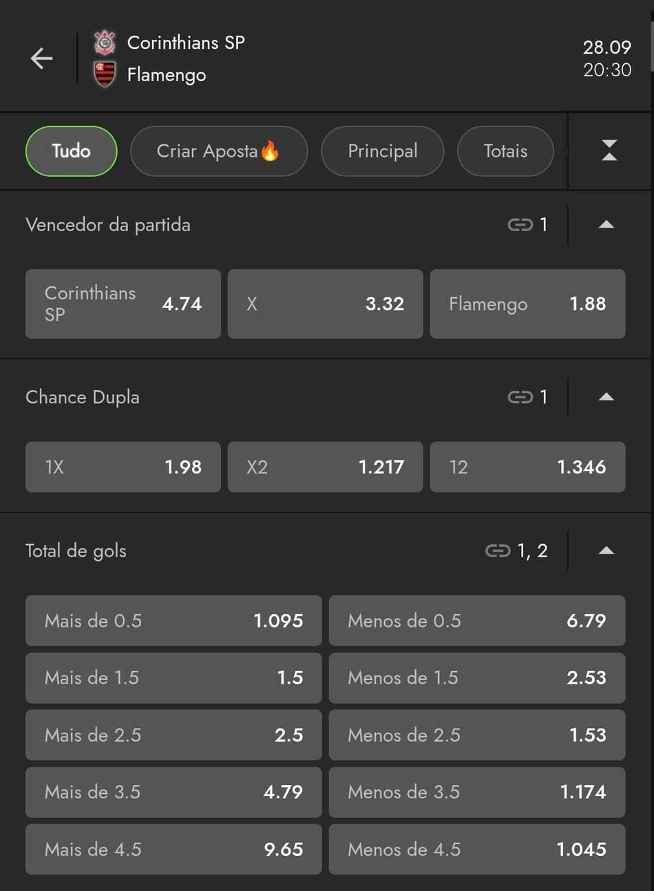 Captura de tela da página de apostas da Luva Bet Brasil