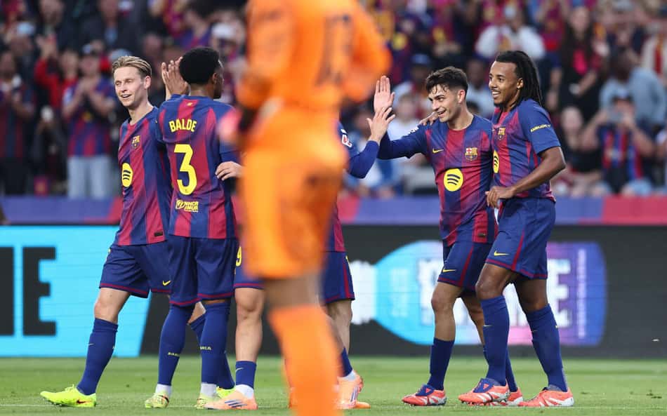 Bicicleta e gol no último minuto: Barcelona sofre e vence o Girona por 2 a 1 na La Liga