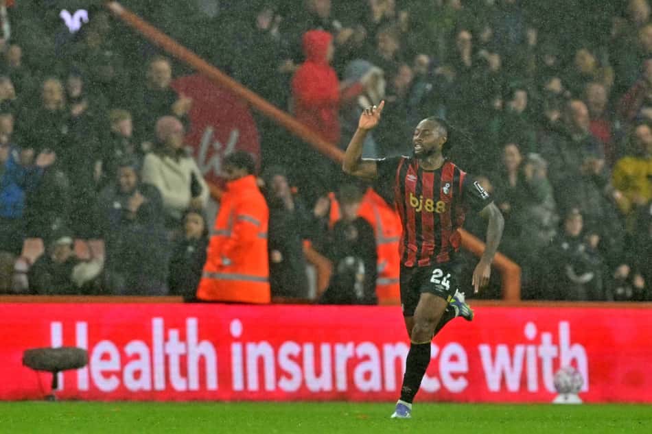 Pela Premier League, Bournemouth venceu o Fulham por 3 a 1 (Foto: Glyn KIRK / AFP)