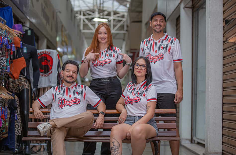 camisa retrô Atlético-GO Mortal Kombat