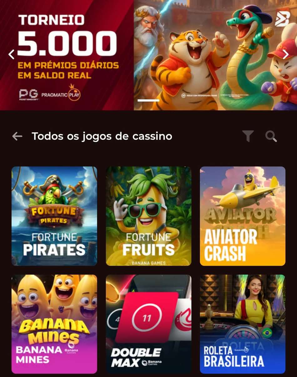 Captura de tela do cassino Bateubet app