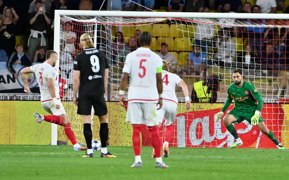 Cortado de Ancelotti, show de Haaland e gol heróico: City e Monaco empatam na Champions