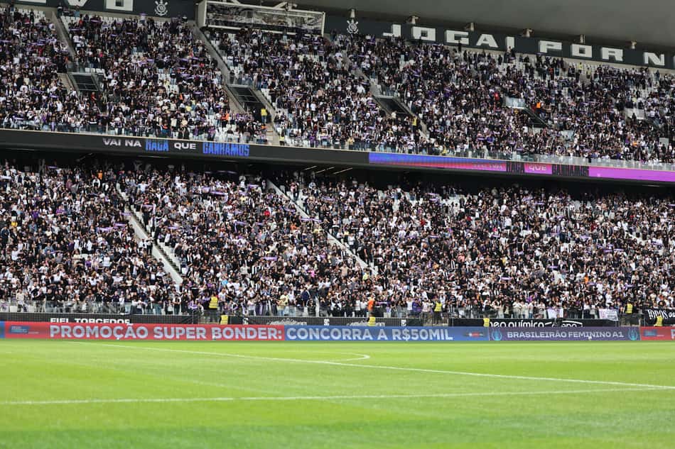 Corinthians lotou seu estádio na final do Brasileirão Feminino (Foto: Staff Images Woman/CBF)