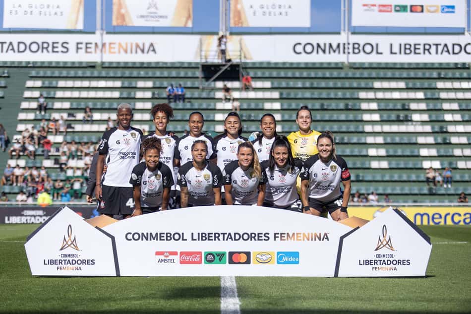 Time do Corinthians na Libertadores Feminina de 2025 (Foto: Staff Images Woman/Conmebol)