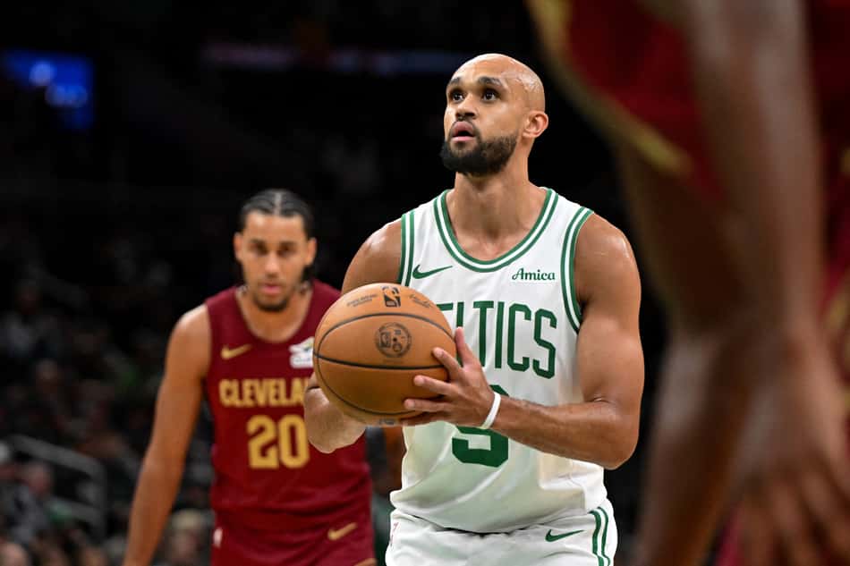 Cleveland Cavaliers v Boston Celtics - NBA - Derrick White