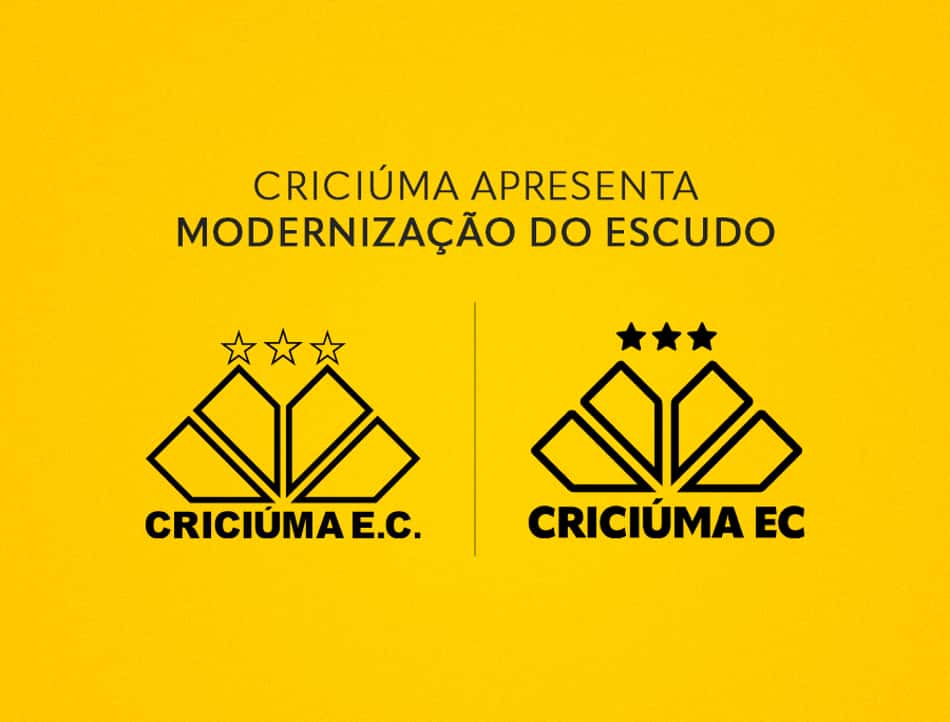 escudo novo modernização Criciúma