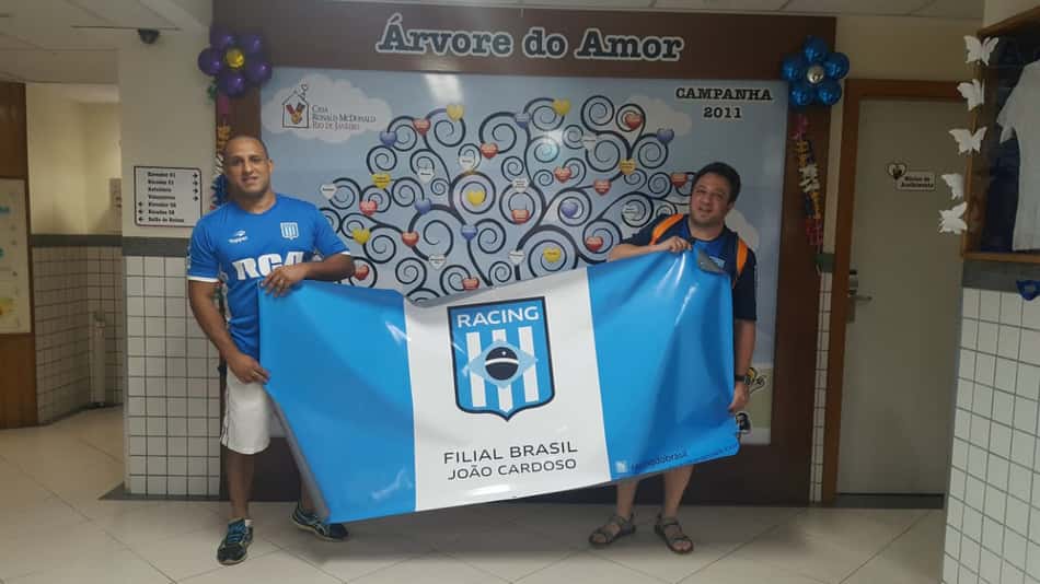 Torcedor do Racing (Foto: Arquivo pessoal)