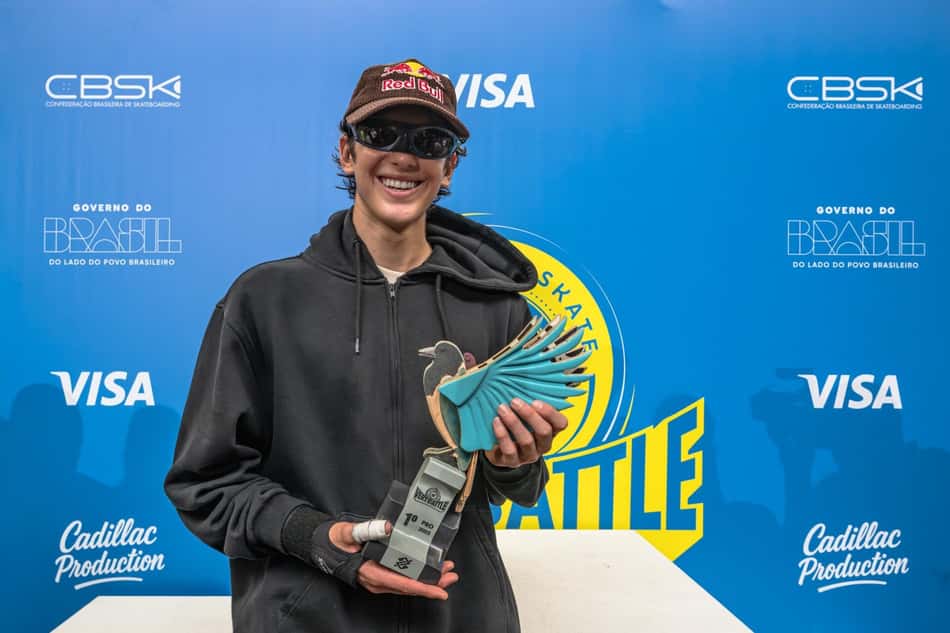 Gui Khury é campeão da etapa de Curitiba do Vert Battle (Foto: Pablo Vaz)