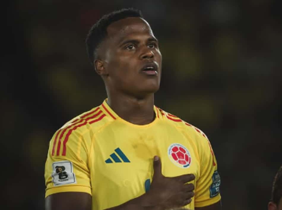 Jhon Arias em ação pela seleção da Colômbia (Foto: Divulgação)