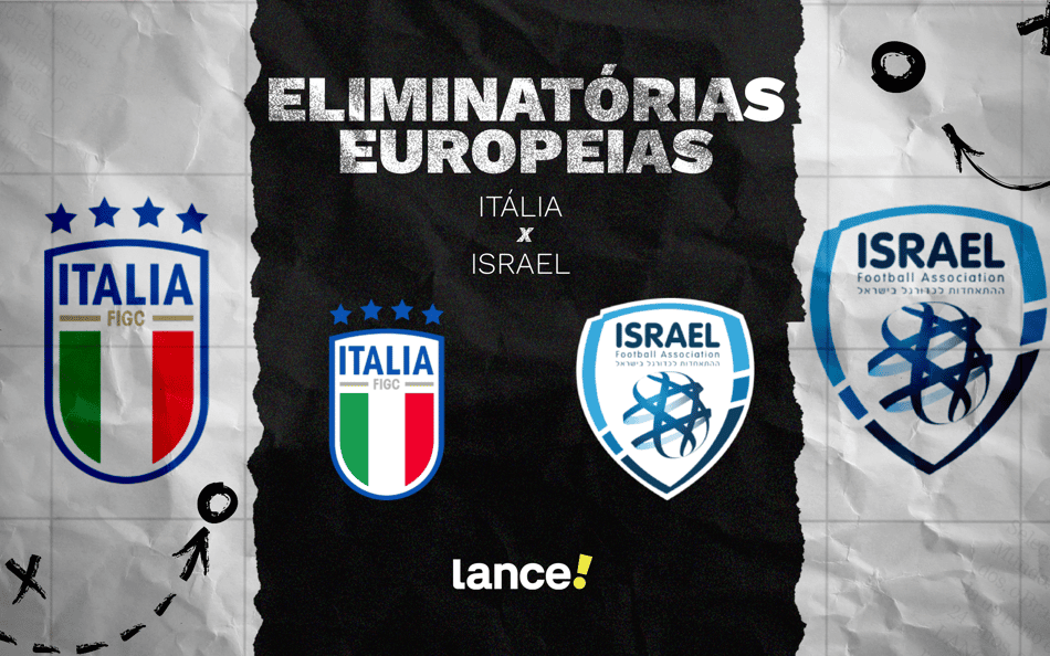 Itália x Israel: onde assistir ao vivo, horário e escalações do jogo pelas Eliminatórias Europeias