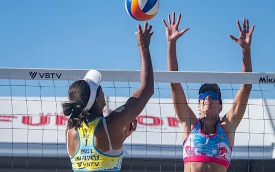 Campeãs olímpicas, Duda e Ana Patrícia sobem ao pódio em Newport