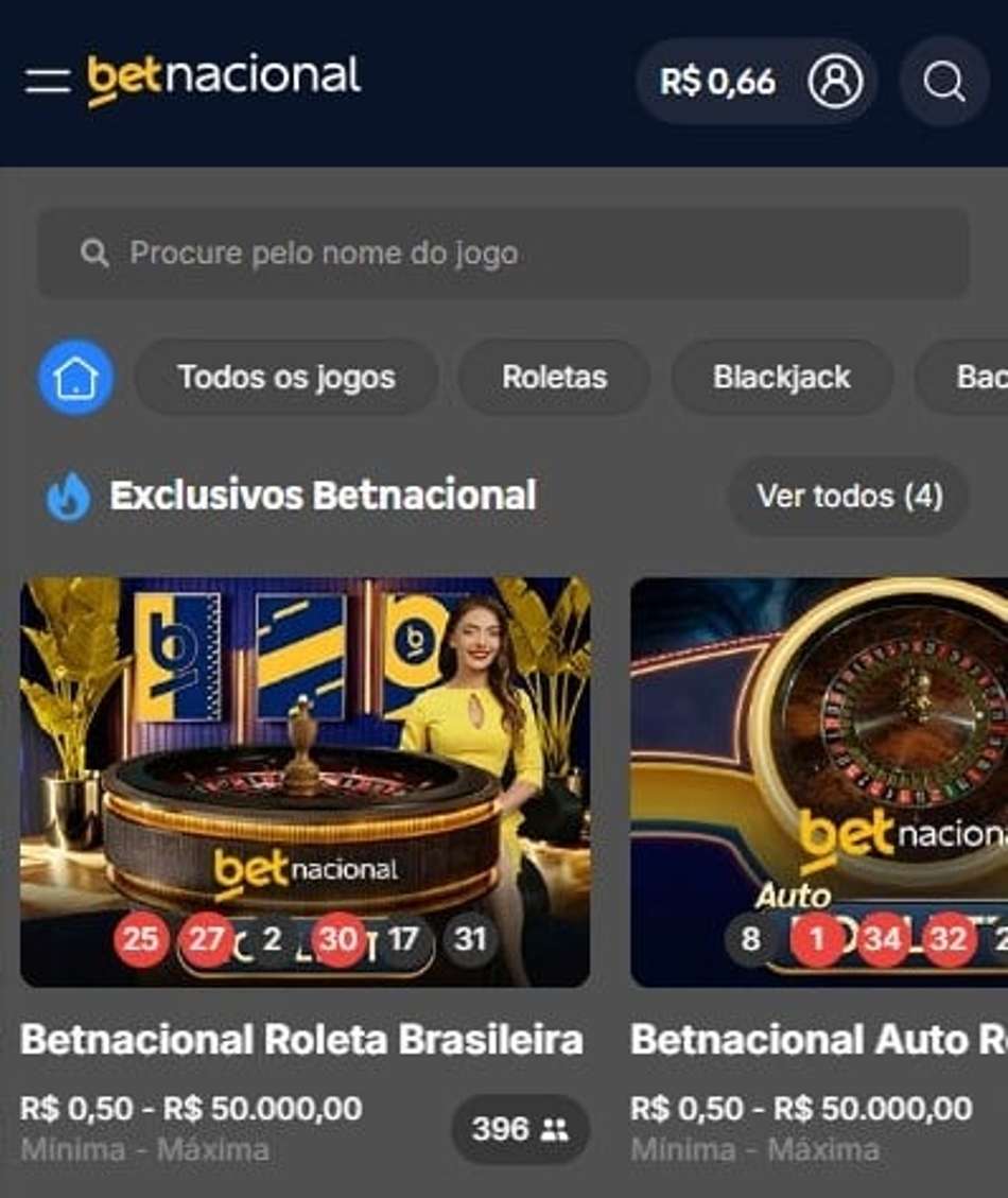 Captura de tela mostra os jogos exclusivos de cassino da Betnacional.
