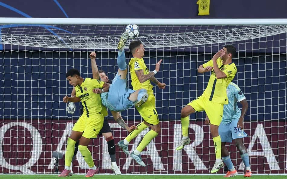 Golaço à la Cristiano Ronaldo e lei do ex: Juventus e Villarreal empatam na Champions League