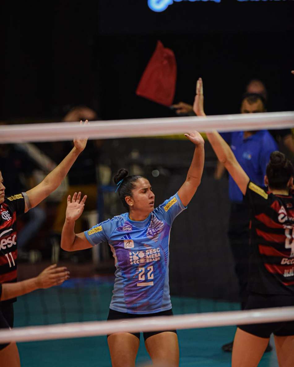 Laís, líbero do Sesc RJ Flamengo (Foto: Divulgação/ CRF)