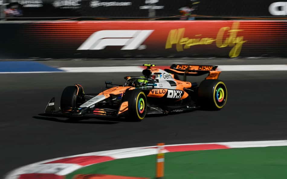 Lando Norris no GP do México de F1 (Foto: Carl De Souza / AFP)