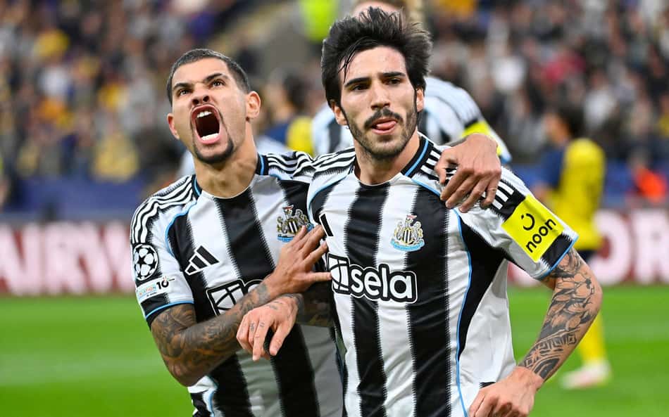 Newcastle vence na Champions com convocados de Ancelotti em campo