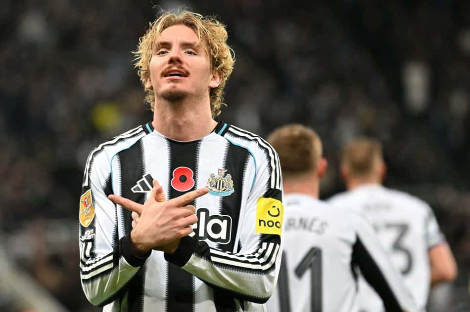 Pela Copa da Liga Inglesa, o Newcastle venceu o Tottenham por 2 a 0 (Foto: ANDY BUCHANAN / AFP)