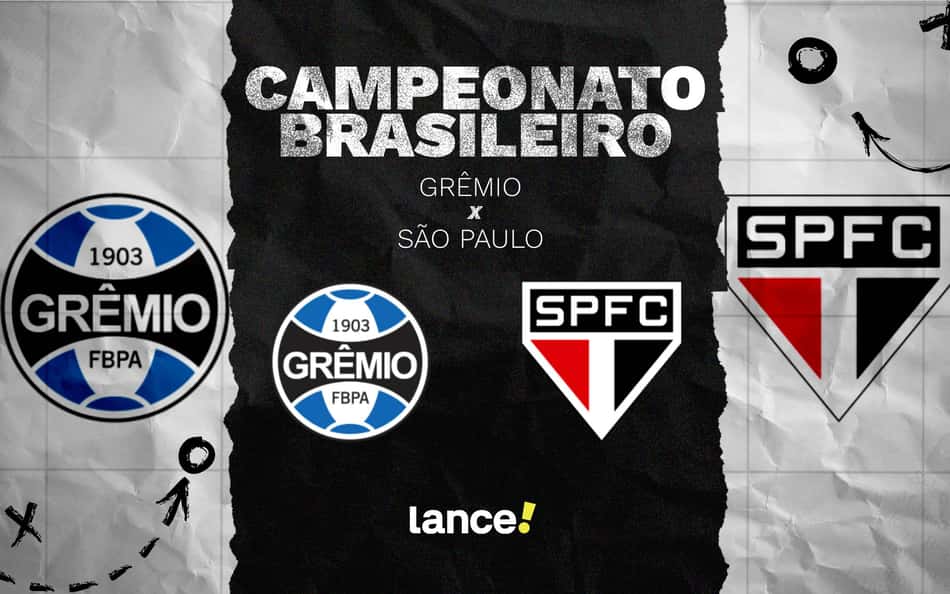 Grêmio x São Paulo: onde assistir, horário e escalações do jogo do Brasileirão