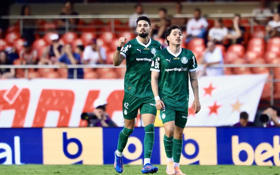 Palmeiras venceu o São Paulo de virada no Brasileirão (Foto: Marcello Zambrana/AGIF)