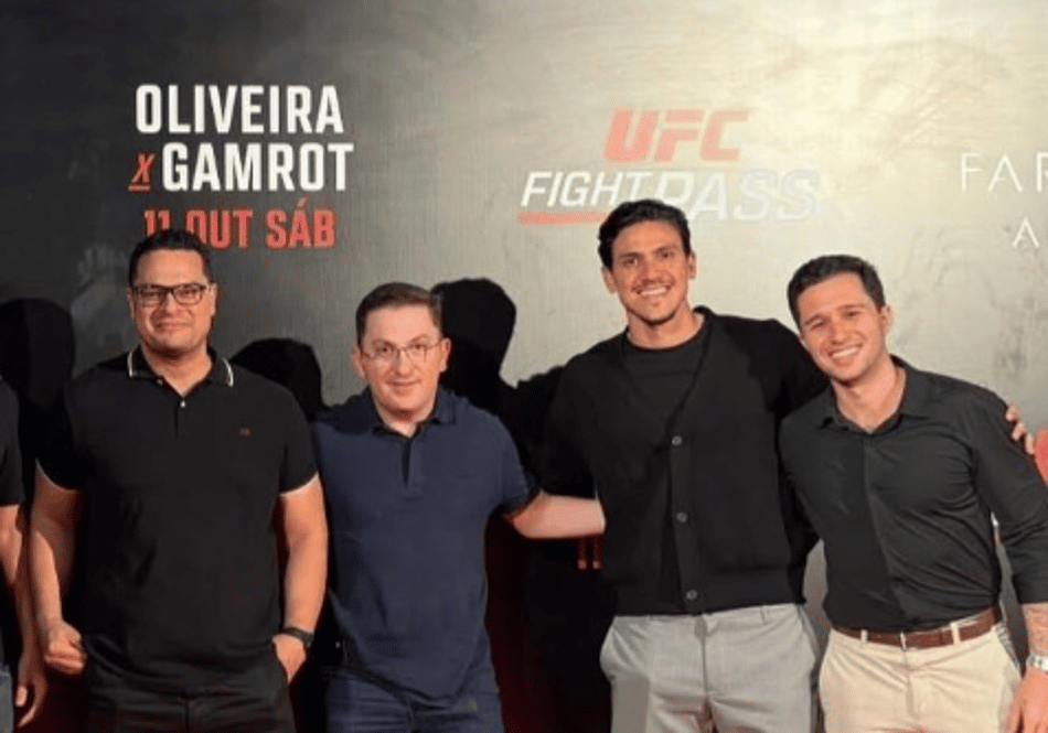 Pedro, do Flamengo, no UFC (Foto: Reprodução)