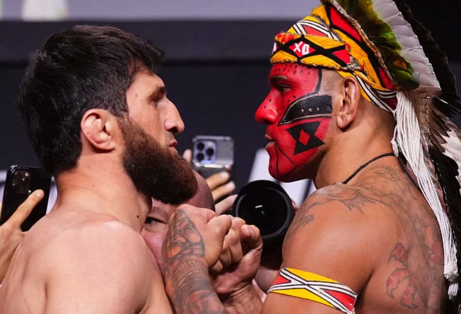 Ankalaev e Poatan se enfrentam na luta principal do UFC 320 (Foto: Reprodução Twitter UFC)