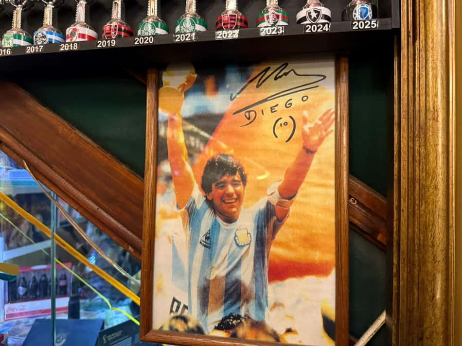 Maradona restaurante (Foto: Lucas Bayer/Lance!)