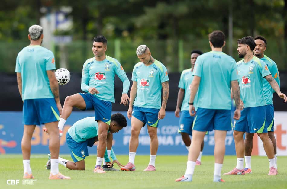 Após vitória sobre Senegal, Ancelotti deve promover alterações na escalação do Brasil para enfrentar a Tunísia (Foto: Rafael Ribeiro/CBF)