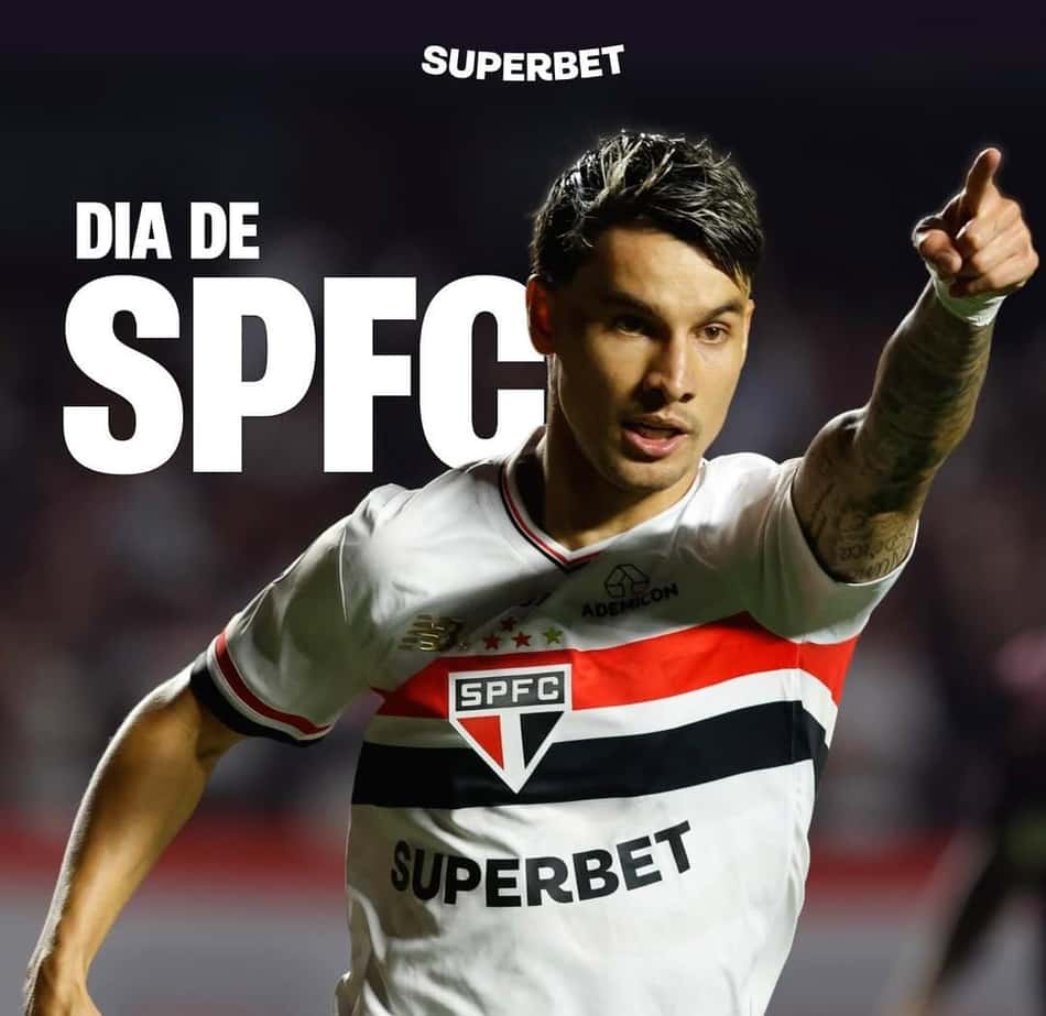 Reprodução do Instagram do post sobre o patrocínio, mostrando que a Superbet é confiável em sua própria rede social.