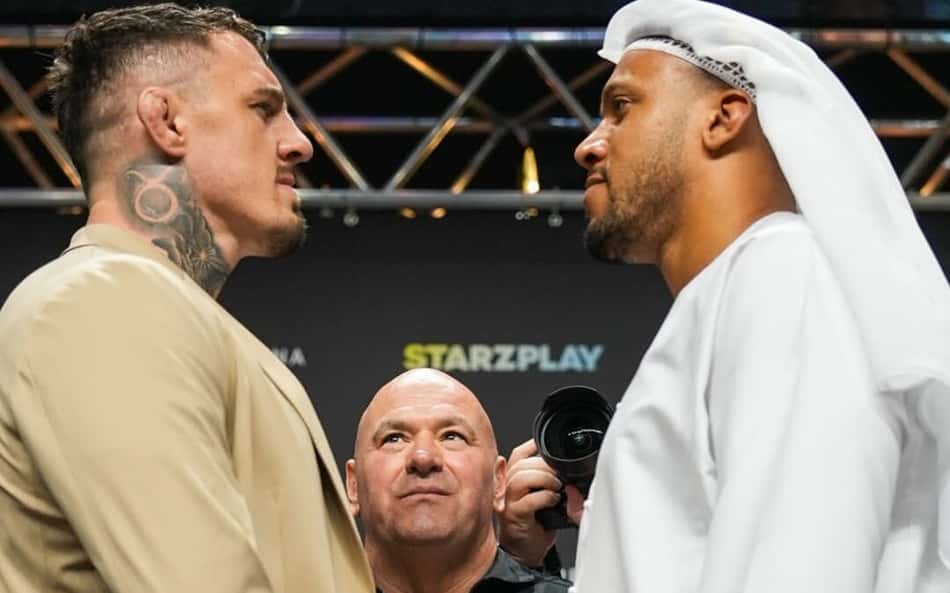 Tom Aspinall encara Cyril Gane antes de UFC 321 (Foto: Reprodução/Instagram: @tomaspinallofficial)