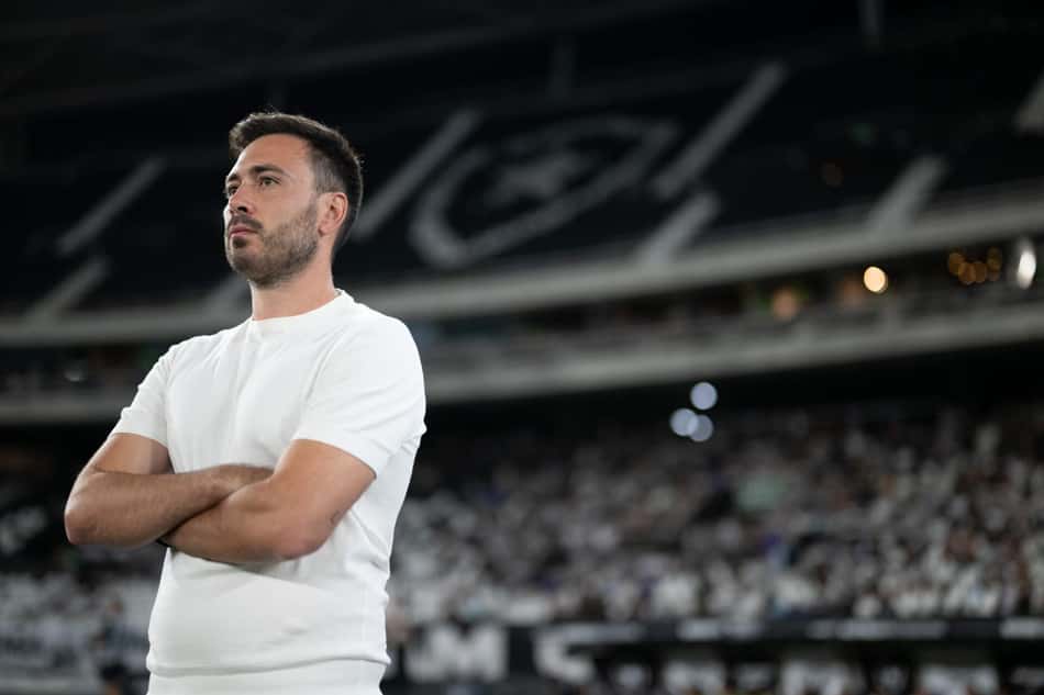 Davide Ancelotti, técnico do Botafogo (Foto: Jorge Rodrigues/Agif/Gazeta Press)